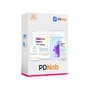 Tenorshare PDNob PDF編輯軟體/PDF轉檔合併, 個人版-2台終身版終身更新