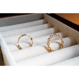 麻花戒指兩入組 CP值高 流行戒指 韓國飾品