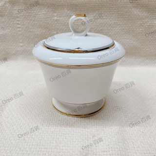 Diana Royal 英國皇家戴安娜 金邊雙耳缽/糖罐(附蓋), 糖罐, 1個