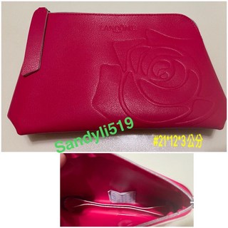 LANCOME 蘭蔻 玫瑰粉長方形化妝包 - 全新限定版