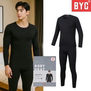 BYC 남자 내복 상하의세트 높은 발열 기능성 보디히트 히트텍