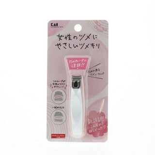 【東京速購】日本製 貝印 kai 女性專用 弧形指甲剪 拱型刀刃 圓弧曲線 修甲刀, 1個, 現貨