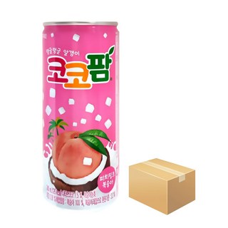 해태 코코팜 피치핑크 복숭아 240ml X 30캔(1박스), 30개입