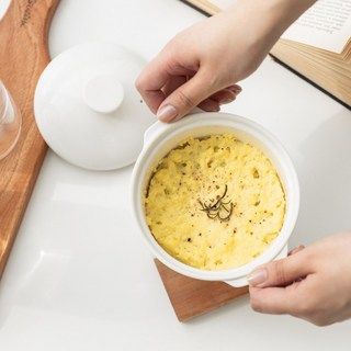 마일드 화이트 계란찜기, 13.5cm, 2개