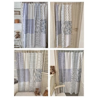 【台灣出貨】遮醜布門簾，伸縮桿窗簾，房間門簾，櫃子遮布，玄關門簾，隔間簾，廚房遮醜布，簡約布簾, 日系拼布(附掛勾)