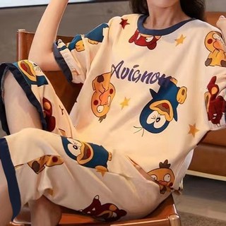 오트르 반팔 7부바지 파자마 잠옷 10종 상하세트