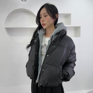 마티코 여성 캐주얼 레자레이어드 패딩점퍼 겨울