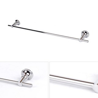 벽타공 일자 수건걸이 목욕탕 화장실 욕실 홀더 걸이봉 수건랙 교체 샤워타올 벽걸이, 1개