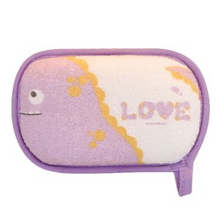 嬰兒用品B6J 嬰兒搓澡海綿, 1個, 紫色 恐龍