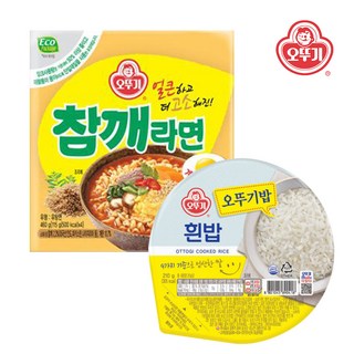 오뚜기_참깨라면(115G)+오뚜기밥 210G, 8세트