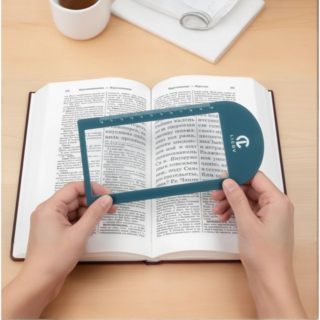 휴대용 돋보기 확대경 노안용 독서용 선물용 3배율, 1세트, HG165-80