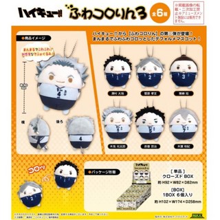 MAXLIMITED 幸幸貓 排球少年 圓滾滾 胖娃 布偶 娃娃 第三彈 盲盒（隨機1包）, 1個