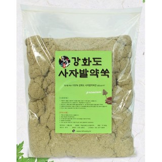 국내산 100% 강화 사자발 약쑥 가루쑥 좌훈 쑥뜸 구뜸 좌훈기용쑥 산후조리 추천 좌욕, 1개