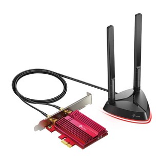 TP-Link AX3000 Wi-Fi 6 藍牙5.3 PCIe 網卡，雙頻無線，低延遲，磁吸天線, 1個, Archer TX3000E