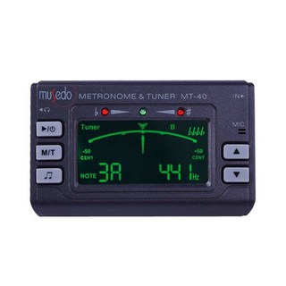 Cherub Musedo 三合一 冷光調音器 節拍器 校音器, 1個, MT-40 (國樂/G/B/V/U), 黑