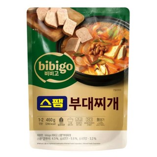 비비고 스팸 부대찌개, 460g, 4개