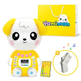 요미몬 플레이돌+전용 듀얼USB 패키지(스크립트 1143편 포함) / 동요 동화 자장가 수면등 ASMR 등 / 출산 신생아 백일 돌 조카 선물 / 베이비오디오, 1개