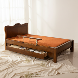 신라온돌흙침대 1002 안전가드 서랍형 황토숯침대 슈퍼싱글, 우측(설치시 좌/우 변경가능)