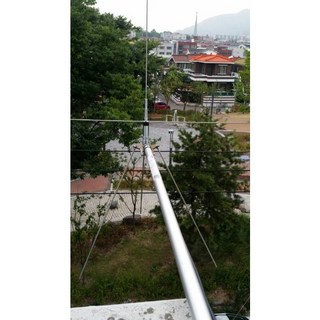 FM방송 라디오안테나 FM송신 수신안테나 고성능 FM 안테나 REDIAL FM93 N형 2.3M, 1개