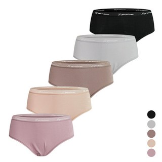 제임스딘 레이온 밴드 로고 삼각팬티 5매입