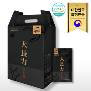 자연의힘 녹용황칠 장어진액 대장력 보약 기력회복 면역력강화 천연 보양 건강즙 귀한 선물, 110ml, 60개