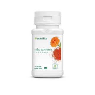 安麗 紐崔萊 混合胡蘿蔔素 晶明錠 (β-胡蘿蔔素 α-胡蘿蔔素 葉黃素 番茄紅素) 日本版原裝, 1個