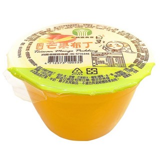 左鎮區農會 芒果布丁 台灣在地芒果製成 Q彈滑嫩 獨立杯裝方便攜帶, 100公克, 1個
