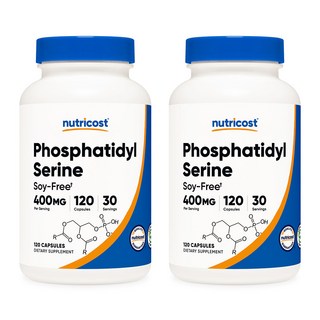 뉴트리코스트 포스파티딜 세린 캡슐, 120정, 2개