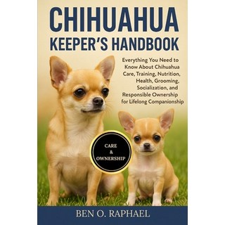 (英文圖書)Chihuahua Keeper's Handbook: Everything You Need to Know About Chihuahua Care T... 平裝版, Independently Published, 英文