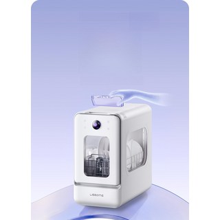 벨라마켓 식기세척기 저소음 가정용 소형 원룸 좁은공간 식기건조기 집들이선물, 워터 탱크 버전, 기본 색상