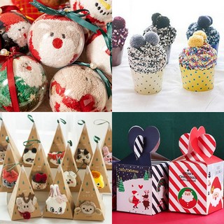 크리스마스 선물 트리장식 수면양말 수면양말 케이스 애니멀 컵케이크 수면 양말 어린이집 사은품