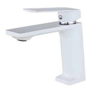 精銅平面龍頭（陶瓷白）, 1個