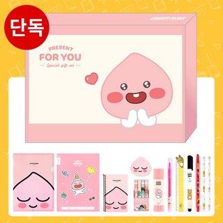 카카오프렌즈 문구세트 학용품세트 생일 선물 단체 카카오 캐릭터 단독구성 특가세트, 특가세트B