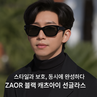 영웅시대 히어로 선글라스 블랙 뿔테