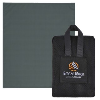 브리즈문 포켓 방수 피크닉 돗자리, 블랙
