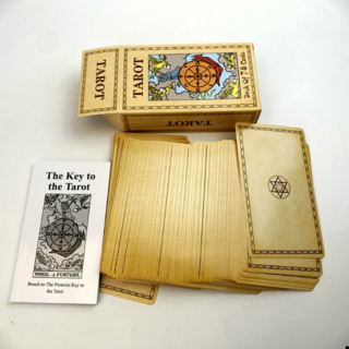 컬러 타로카드 입문자용 타로배우기 한글설명서 동봉, 라이더웨이트, 1개