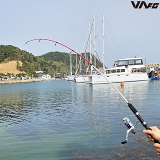 VAFG 더 홀 120 구멍치기 양어장 바다 좌대 낚시대 우럭 광어 농어, 핑크