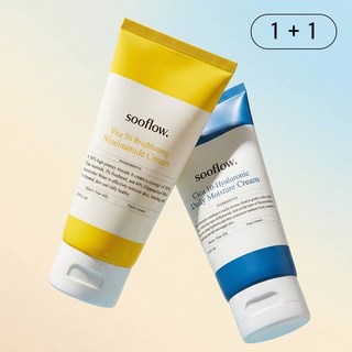 1+1 수플로우 히알루론산 (파란크림) + 나이아신아마이드 (노란크림) 크림세트, 250g, 2개