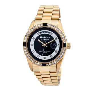 로렌스 남성 JEWEL DAY DATE 금장 메탈시계