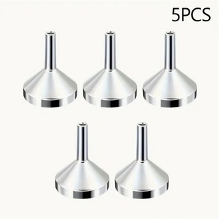 5개입 메탈 미니 소분 깔때기, 1세트, 2.실버소형 5개입