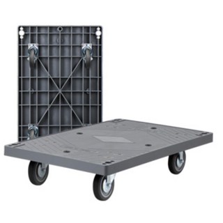 택배기사님 무거운짐 박스운반용 짐수레 대차 화물카트 운반기 공업용 이동카트 공장, 사각달리 검정고무 중, 1개