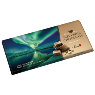 Noi Sirius 건포도와 헤이즐넛을 곁들인 전통 아이슬란드 초콜릿 100gx5개, 100g, 5개