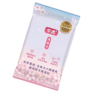 芊柔 腸病毒/私密處抗菌濕紙巾 (80抽), 1個, 84張