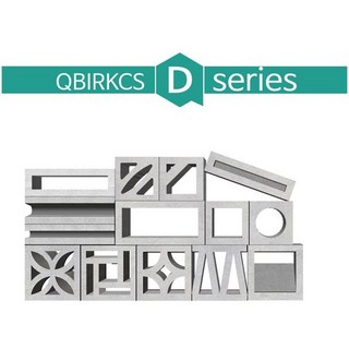 [건축자재팀버주식회사]콘크리트 디자인 블록 - 큐블록 큐브릭스 D시리즈/전화문의 필수/담장/외벽/카페인테리어/주택담벼락/벽돌인테리어/전원주택담장/포인트인테리어/원형벽돌/사각벽돌, D8(190x190x190), 1개