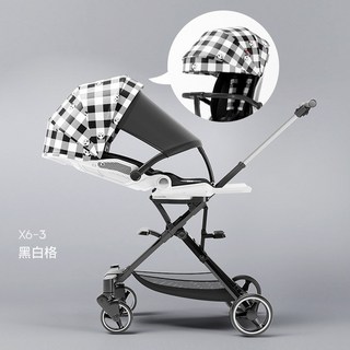 안전한 보행기 양방향 회전 아기 걷기 유물 유모차 높은 풍경은 평평한 빛과 접이식 신생아 유모차를 앉을 수 있습니다, [17] lay flat black white