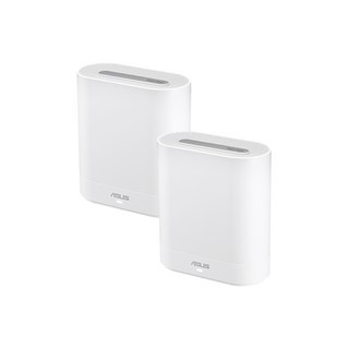 ASUS華碩 EBM68 雙入 WiFi 6 三頻 AX7800 Mesh 商用路由器，全方位覆蓋，高速穩定，安全可靠, 1個, EBM68 2入(雙入)二入