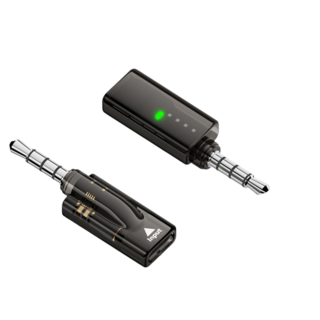 ibits MDD TypeC轉3.5mm耳機轉接頭 適用頭戴式耳機 車用音響 數據線連接頭, 1個, C母轉3.5mm轉接頭透明黑, 透明黑, C母轉3.5mm轉接頭透明黑