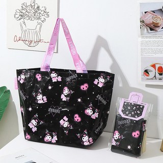 산리오 쿠로미 타포린 가방 L 리유저블백 보조 쇼핑 선물 부직포 쇼핑백