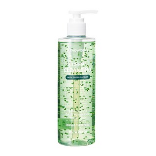 와이즐리 그린캡슐 지성 유분 케어 클렌징 보습 샴푸, 1개, 500ml