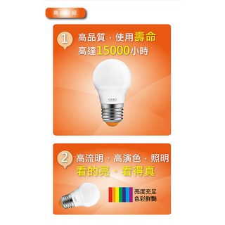 太星電工 好康加 5W超節能LED燈泡-暖白光(E27) A805L, 1個, 暖白光